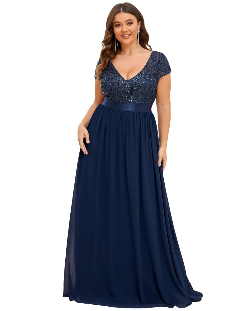 Navy empire waist dress store